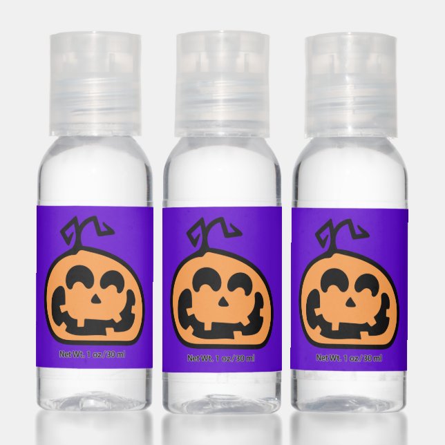 Happy Halloween | Cute Jack O Lantern Face Hand Sanitizer (Set)