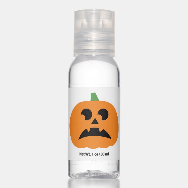 Happy Halloween | Cute Jack O Lantern Hand Sanitizer (Front)