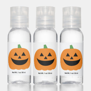 Happy Halloween   Cute Jack O Lantern Hand Sanitizer