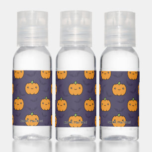 Happy Halloween   Cute Jack O Lantern Pattern Hand Sanitizer