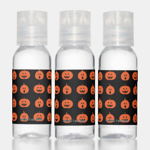 Happy Halloween   Cute Jack O Lantern Pattern Hand Sanitizer