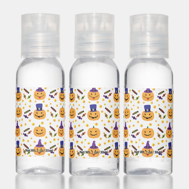 Happy Halloween | Cute Jack O Lanterns & Candy Hand Sanitizer (Set)