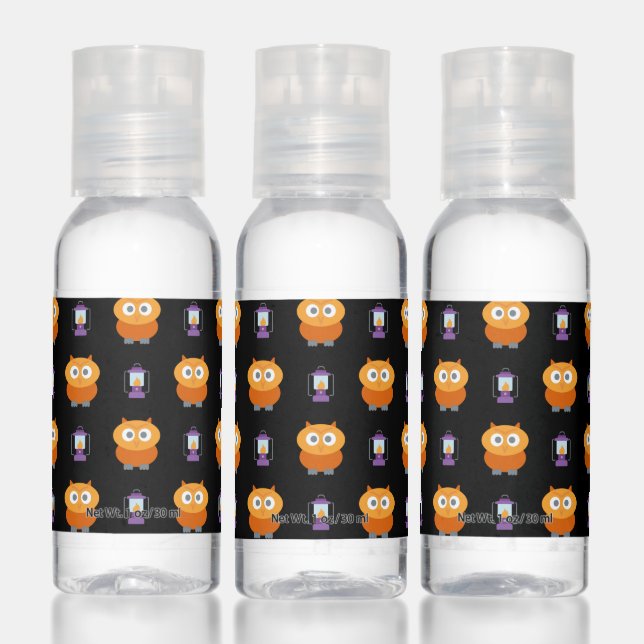 Happy Halloween | Cute Little Owl Pattern Hand Sanitizer (Set)