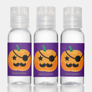 Happy Halloween Cute Pirate Jack O Lantern Hand Sanitizer