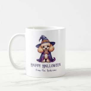 Happy Halloween Cute Poodle Coffee Mug