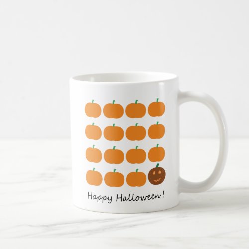 Happy Halloween Cute Pumpkin Patch Coffee Mug