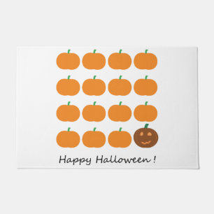 Happy Halloween Cute Pumpkin Patch Doormat