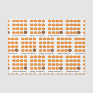 Happy Halloween Cute Pumpkin Patch Tissue Paper