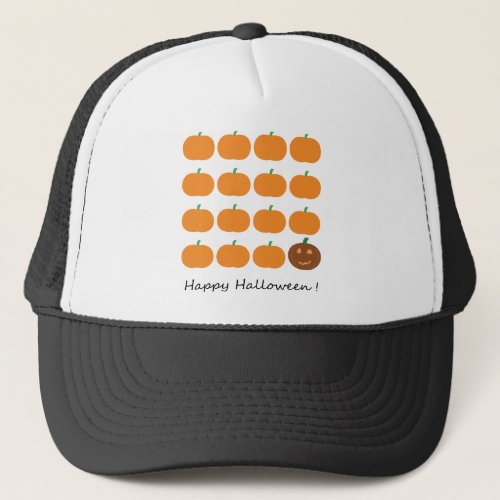 Happy Halloween Cute Pumpkin Patch Trucker Hat