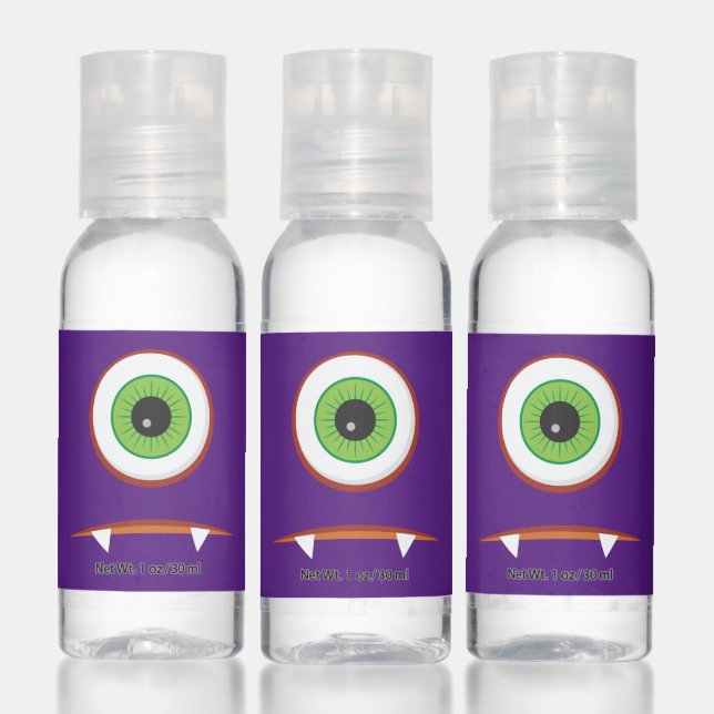 Happy Halloween | Cute Scary Monster Faces Hand Sanitizer (Set)