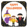 Happy Halloween Cute Trick or Treat Kids Square Sticker