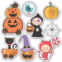 Trick Or Treat Halloween Sticker for iOS & Android