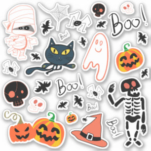 Happy Halloween Cutie Trick or Treat Sticker