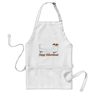 Happy Halloween Dachshund Adult Apron
