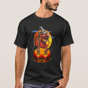 Happy Halloween Dachshund Dogs Halloween T-Shirt