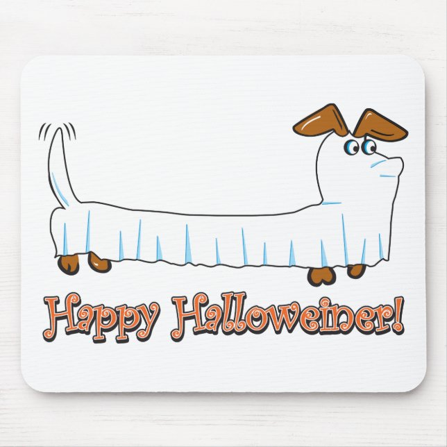 Happy Halloween Dachshund Mouse Pad (Front)