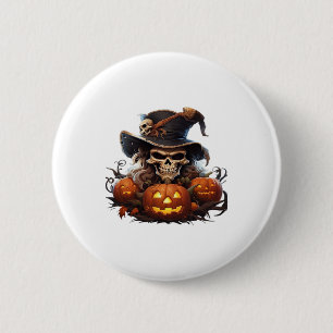 Happy Halloween Day - Funny Halloween Classic T-Sh Button