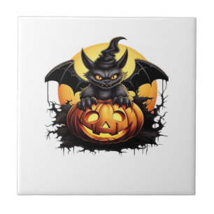 Happy Halloween Day - Funny Halloween Classic T-Sh Ceramic Tile