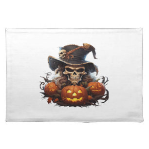 Happy Halloween Day - Funny Halloween Classic T-Sh Cloth Placemat