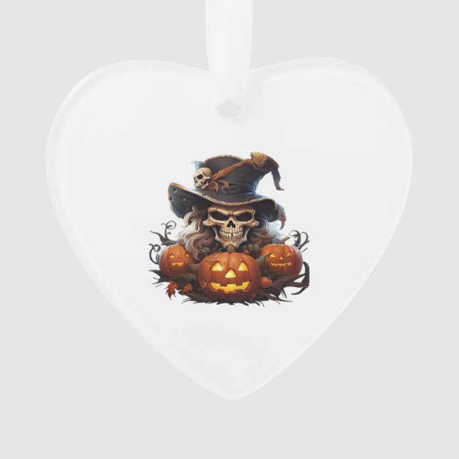 Happy Halloween Day - Funny Halloween Classic T-Sh Ornament (Front)