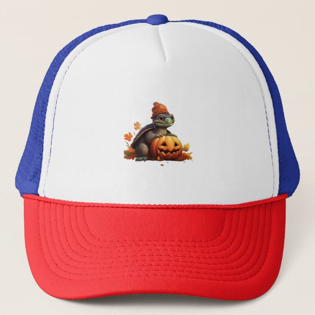Happy Halloween Day - Funny Halloween Classic T-Sh Trucker Hat (Front)