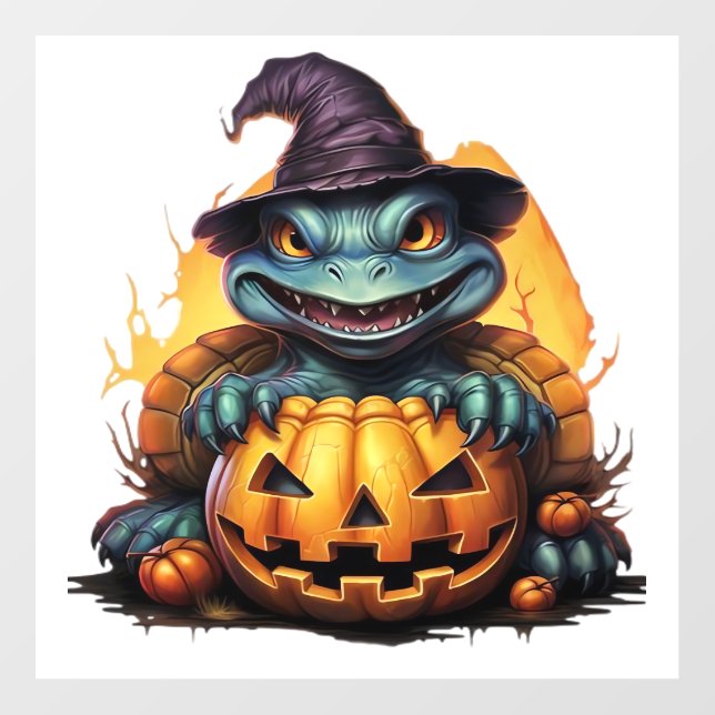 Happy Halloween Day - Funny Halloween Classic T-Sh Wall Decal (Front)