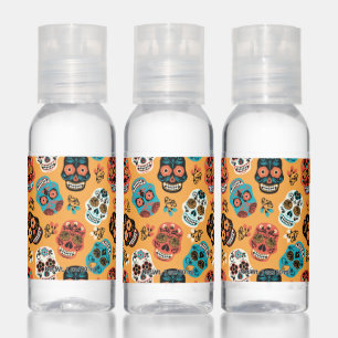 Happy Halloween   Day of the Dead Pattern Hand Sanitizer