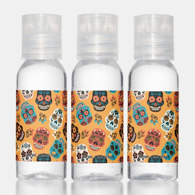 Happy Halloween | Day of the Dead Pattern Hand Sanitizer (Set)