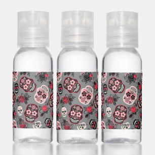 Happy Halloween Day of the Dead Pattern Hand Sanitizer