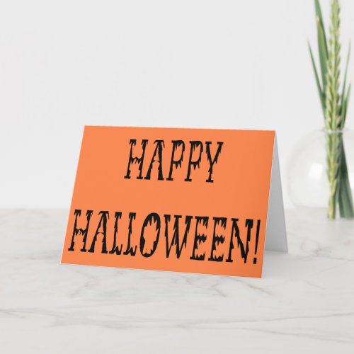 Happy Halloween Deadworld Text Card