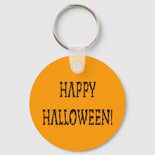 Happy Halloween Deadworld Text Keychain