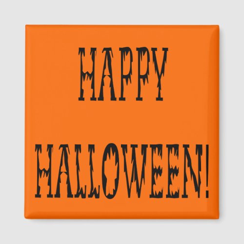 Happy Halloween Deadworld Text Magnet