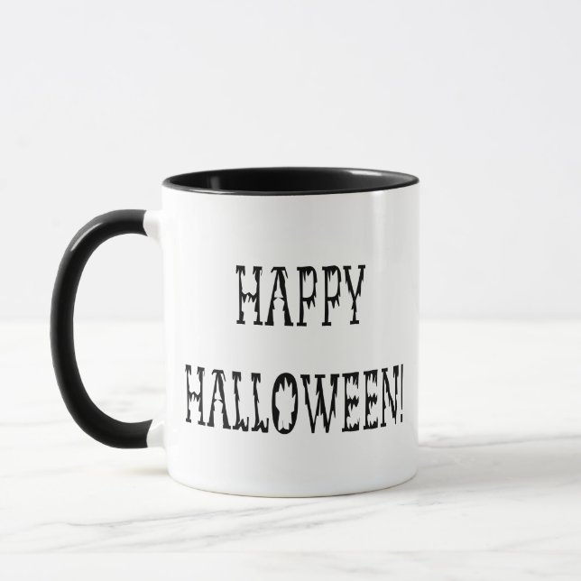 Happy Halloween Deadworld Text Mug (Left)