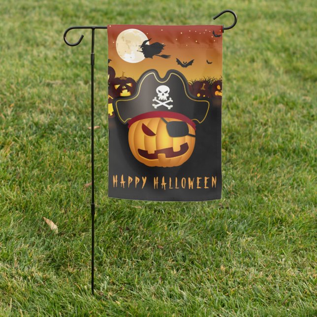 Happy Halloween Decoration Garden Flag (In SItu)
