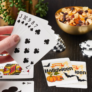 Happy Halloween Design Poker Cards