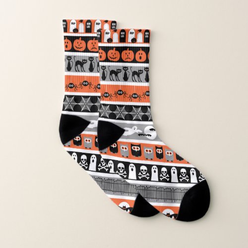 Happy Halloween Design Socks