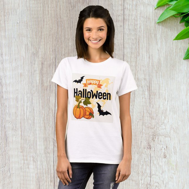 Happy Halloween Design T-Shirt (Creator Uploaded)