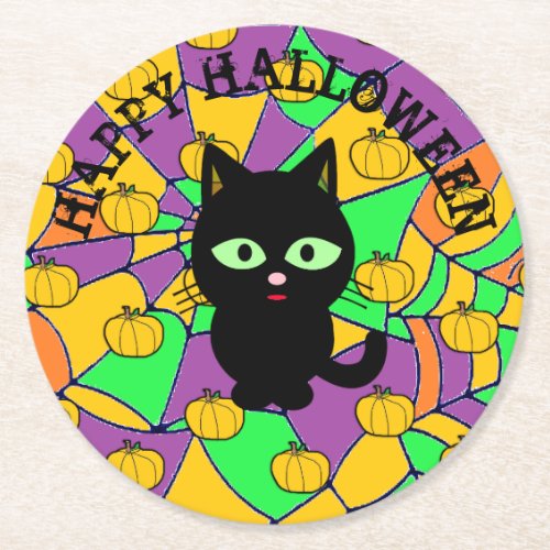 Happy Halloween Disposable Party Coasters