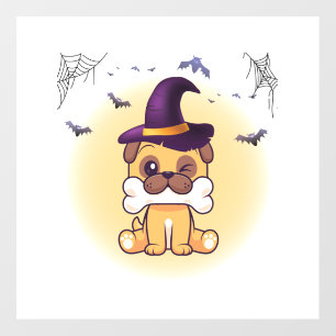 Happy Halloween Dog Wall Decal