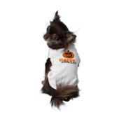 Happy Halloween Doggie Ribbed Tank Top (Back)
