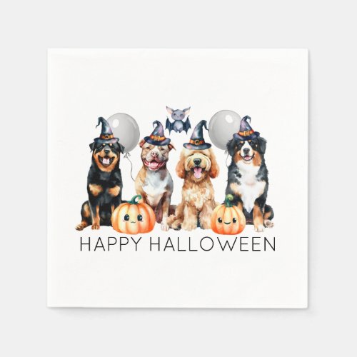 Happy Halloween Dogs Napkins