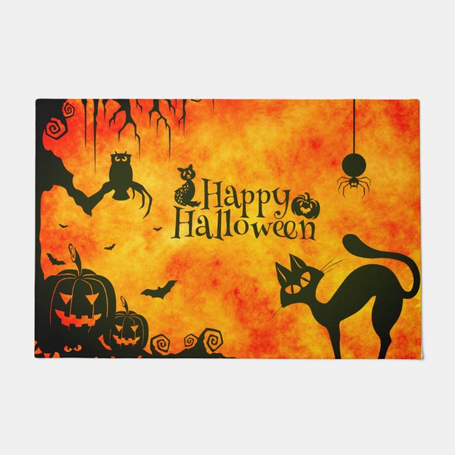 Happy Halloween Doormat (Front)