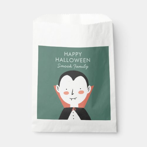 Happy Halloween Dracula  Favor Bag