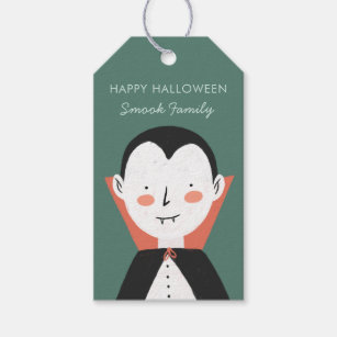 Happy Halloween Dracula  Gift Tags
