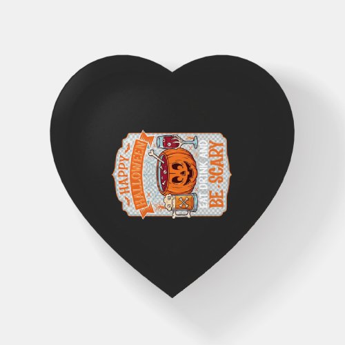 Happy Halloween Eat Drink Be Scary Pumpkin Cauldro Paperweight