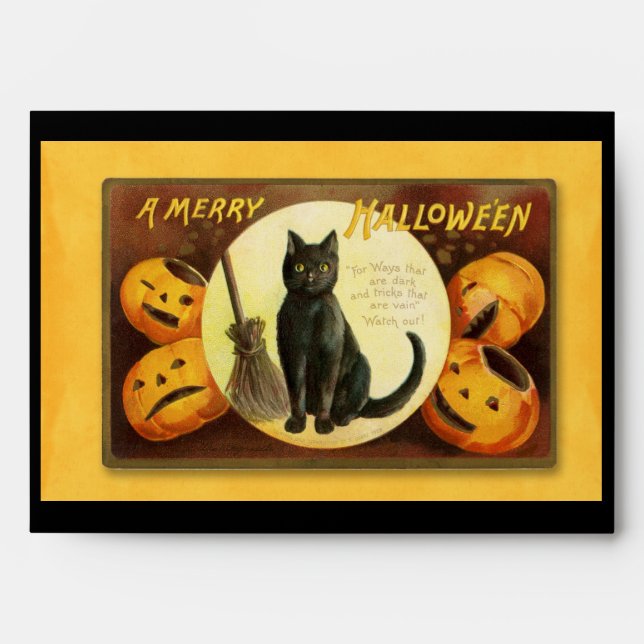 Happy Halloween Envelope (Front)
