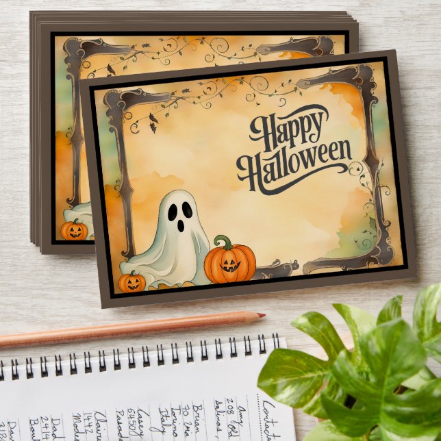 Happy Halloween Envelope (Stacked)