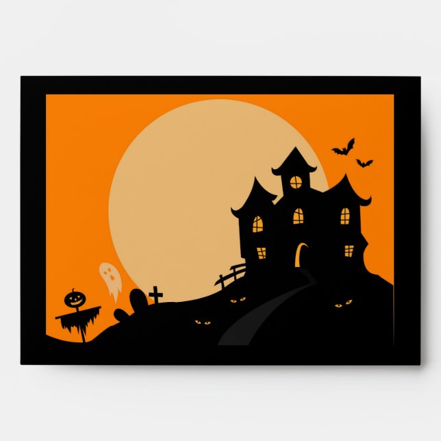 Happy Halloween Envelope (Front)