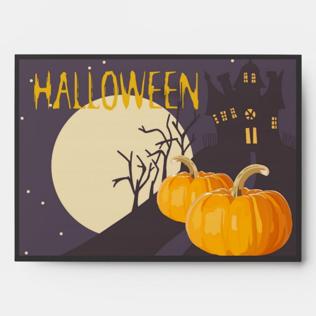 Happy Halloween Envelope (Front)