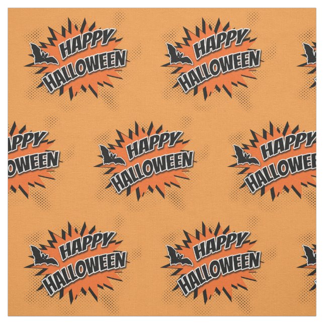Happy Halloween Fabric (Swatch)